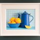 Diana Marshall Half on the Top still life fine art oil painting lemons killner jar kitchen dining room beautiful glass art painting striking work Irish interiors stunning kilbaha galllery packed full