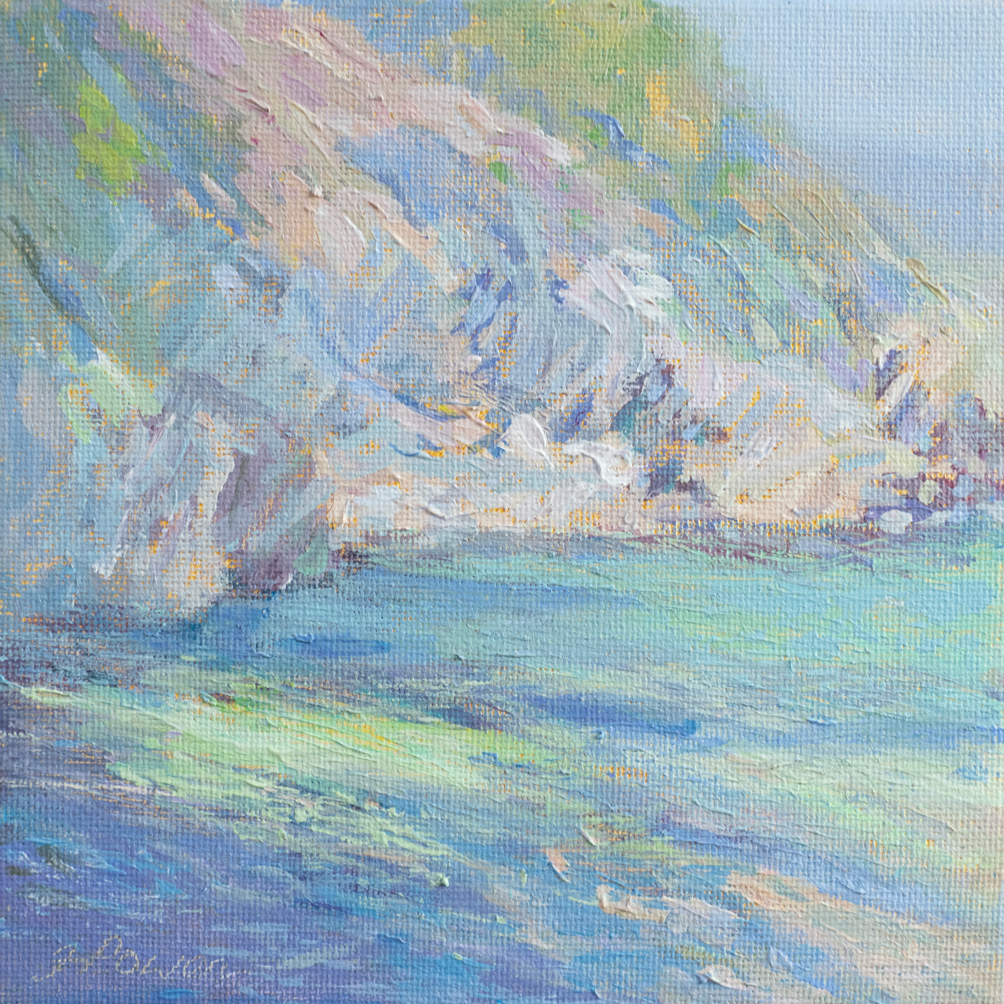 Lantys Cove Fiona Power Kilbaha Gallery Oil Painting original art