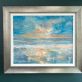 Doughmore Strand by Claire McMahon WAW Ireland seascape original oil painting Irish contemporary art oil on canvas gift interiors Irish art