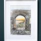 Watercolour Archway at Cappa Pier Kilrush Artist D West Clare Kilrush Co Clare Visit Clare Ireland Painting Kilbaha Gallery