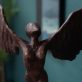Winged Goddess small Kilbaha Gallery Mythology Ireland wings wingspan empowering drama movement poise