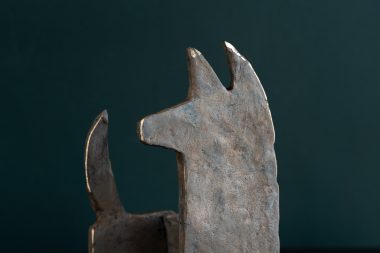 Seamus Connolly bronze dogs Ireland bronze foundry sculpture original Irish art contemporary art Interiors Kilbaha Gallery Ireland