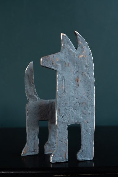 Seamus Connolly bronze dogs Ireland bronze foundry sculpture original Irish art contemporary art Interiors Kilbaha Gallery Ireland