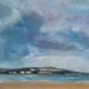Claire McMahon Wes End Kilkee Ireland oil on canvas striking skyscape Irish Interiors beautiful painting Kilkee Co Clare Loop Head WAW