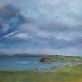 Claire McMahon seascape Ireland oil on canvas striking skyscape Irish Interiors beautiful painting WAW Ireland Irish Interiors striking landscape seascape skyscape