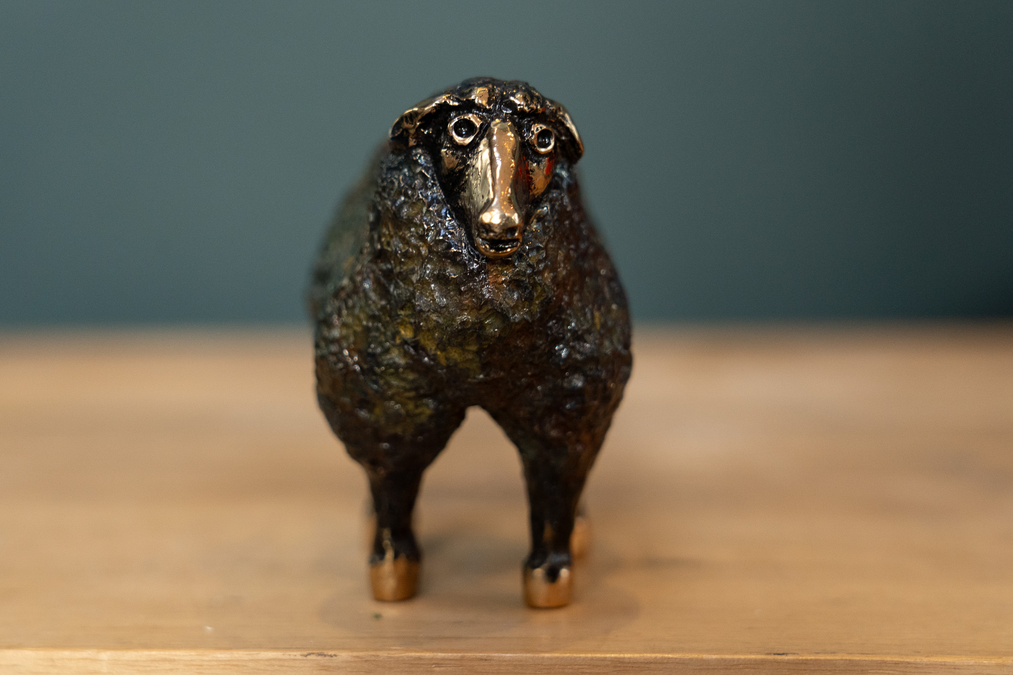 Bronze Sheep Sculpture by Arturas animal sculpture art bronze foundry Irish art original art beautiful Ireland gift Irish interiors animals farm animals in bronze