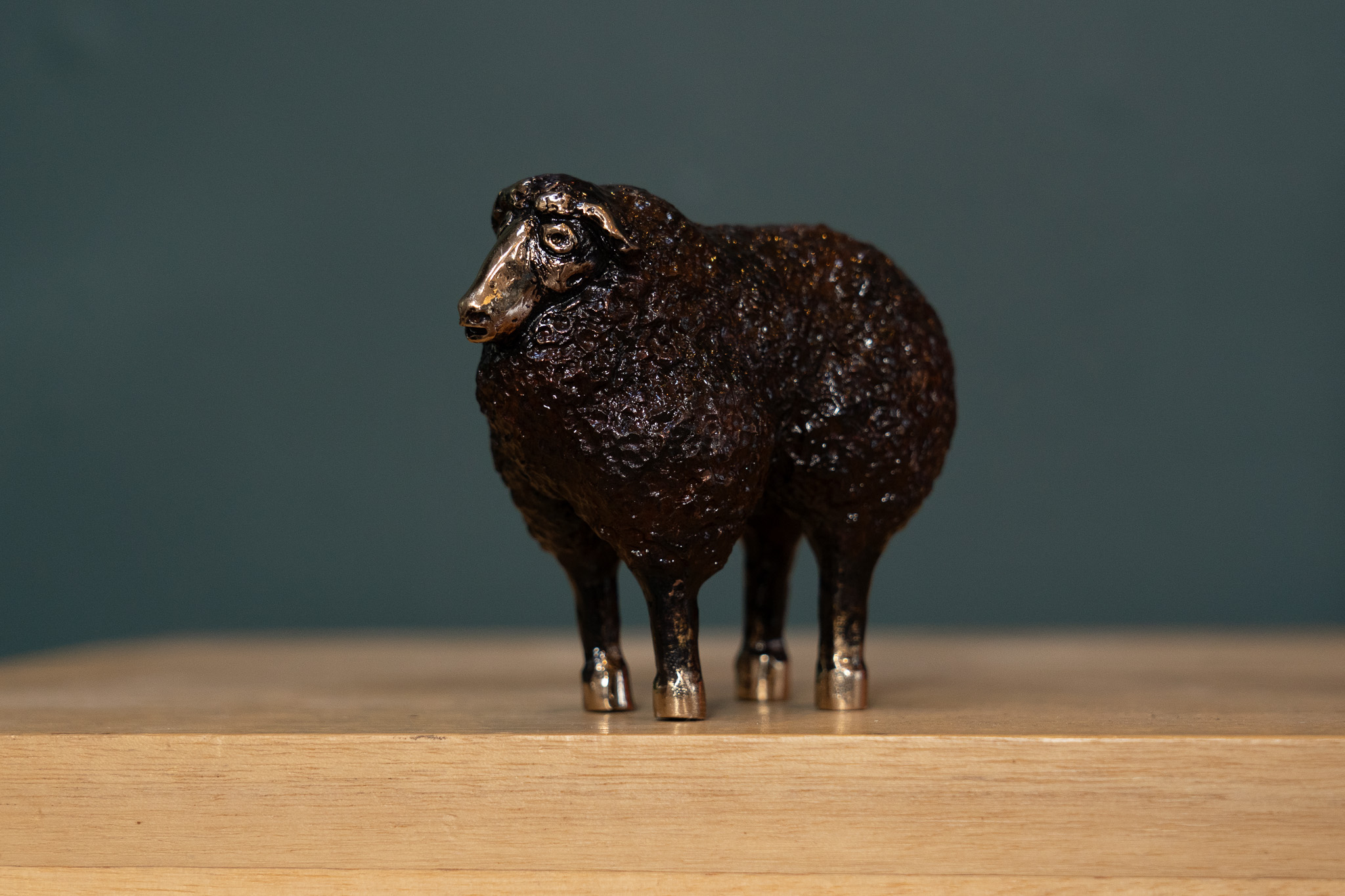 Bronze Sheep Sculpture by Arturas animal sculpture art bronze foundry Irish art original art beautiful Ireland gift Irish interiors animals farm animals in bronze