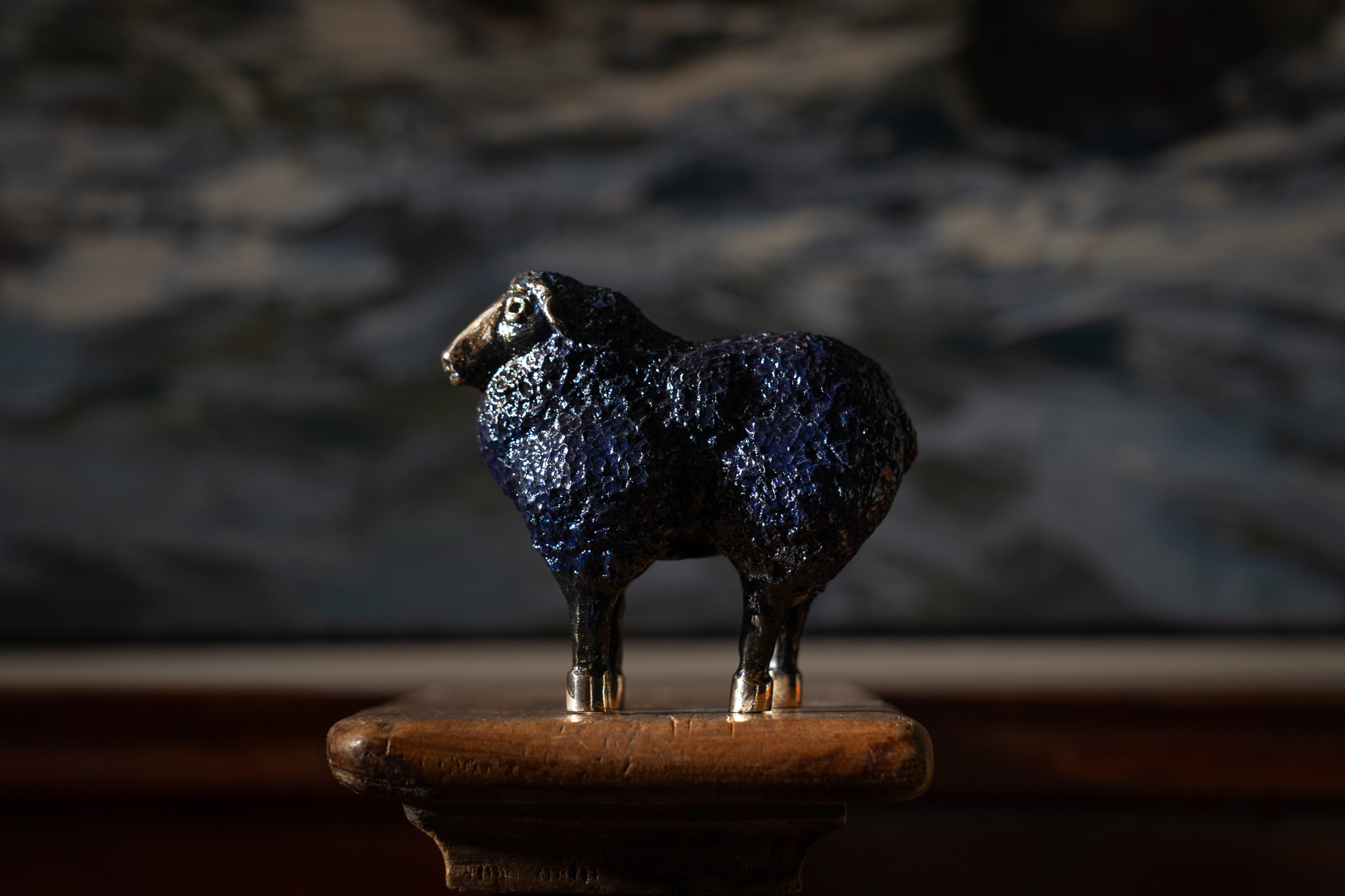 Bronze Sheep Sculpture by Arturas animal sculpture art bronze foundry Irish art original art beautiful Ireland gift Irish interiors animals farm animals in bronze