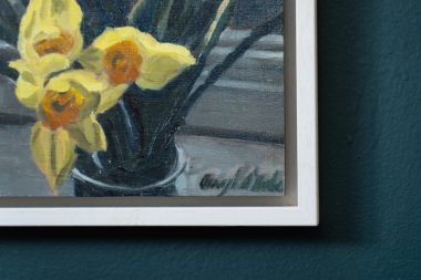 Oonagh O Toole contemporary Irish artist Oil on canvas framed original Irish contemporary art native wild flowers daffodils beautiful paintings Irish Interiors collectable work