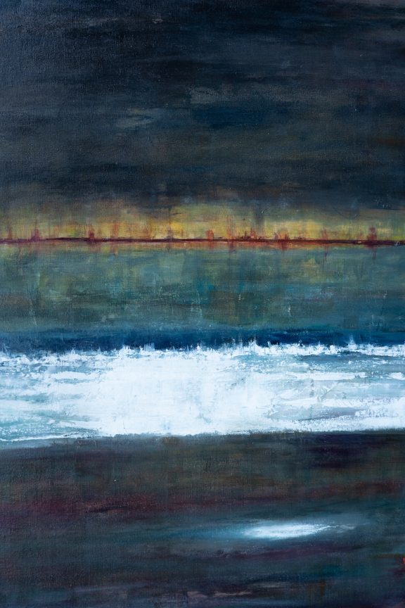 Deep and Meaningful by Moira Ryan oil painting beautiful painting Ireland interior design Irish interiors art and interiors beautiful atmospheric art