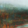 Gillian Murphy Kilbaha Gallery oil and cold wax extraordinary work striking art rustic colours beautiful ethereal atmospheric painting framed Irish Interiors Ireland