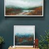Gillian Murphy Kilbaha Gallery oil and cold wax extraordinary work striking art rustic colours beautiful ethereal atmospheric painting framed Irish Interiors Ireland