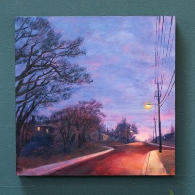 Delaney Davis Original Irish Art American Born but residing in Ireland beautiful original oil paintings urban and rural settings powerlines Irish interiors art paintings Ireland Kilbaha Gallery West of Ireland