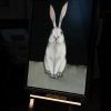 Heidi Wickham Fox Bunny Original Irish art beautiful pieces Ireland Irish art acrylic original painting West of Ireland Interiors inspiration collection