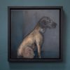 Heidi Wickham dog painting Ireland Irish art Original Irish art painting acrylics on canvas Irish interiors Kilbaha Gallery