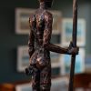 Clodagh Redden Boat Bronze standing figure large scale indoor outdoor sculpture beautiful original piece Ireland Irish art original Irish art bronze foundry contemporary take on traditional currach kilbaha gallery