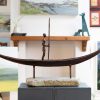 Clodagh Redden Boat Bronze standing figure large scale indoor outdoor sculpture beautiful original piece Ireland Irish art original Irish art bronze foundry contemporary take on traditional currach kilbaha gallery