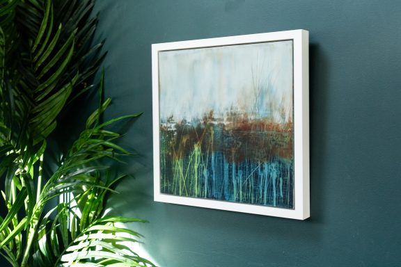 Gillian Murphy oil and cold wax original art ethereal and beautiful pieces gorgeous and striking colour palette rustic colours Irish Interiors original contemporary artist Ireland