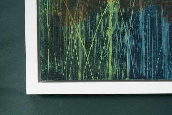 Gillian Murphy oil and cold wax original art ethereal and beautiful pieces gorgeous and striking colour palette rustic colours Irish Interiors original contemporary artist Ireland