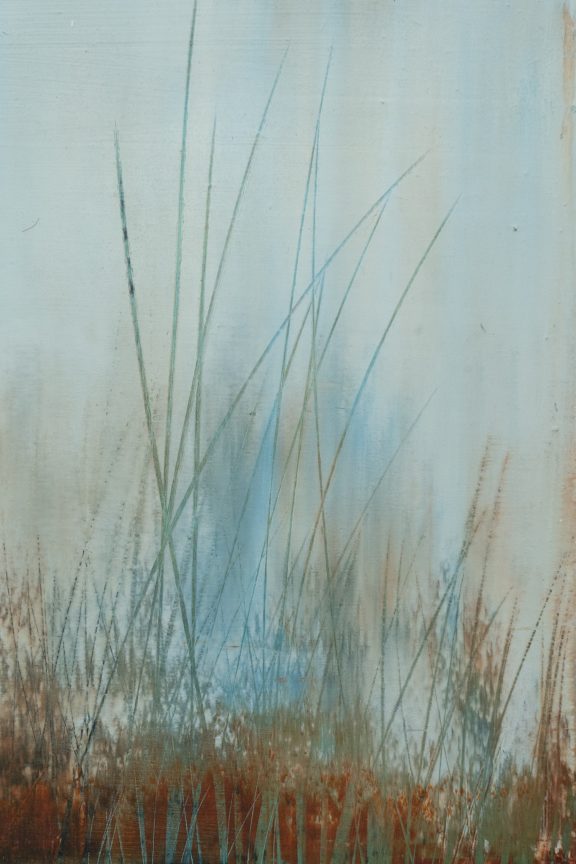 Gillian Murphy oil and cold wax original art ethereal and beautiful pieces gorgeous and striking colour palette rustic colours Irish Interiors original contemporary artist Ireland