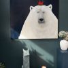 Heidi Wickham Original Contemporary Irish Art animals contrast Irish interiors Kilbaha Gallery Interior Design acrylics on canvas animals bunny painting cat dog Ireland