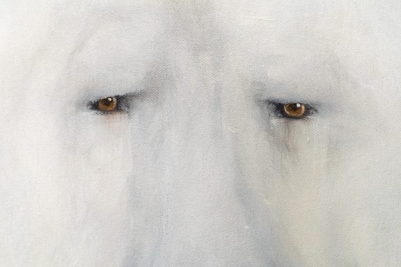 Heidi Wickham Original Contemporary Irish Art animals contrast Irish interiors Kilbaha Gallery Interior Design acrylics on canvas animals bunny painting cat dog Ireland