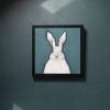 Heidi Wickham Original Contemporary Irish Art animals contrast Irish interiors Kilbaha Gallery Interior Design acrylics on canvas animals bunny painting cat dog Ireland