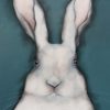 Heidi Wickham Original Contemporary Irish Art animals contrast Irish interiors Kilbaha Gallery Interior Design acrylics on canvas animals bunny painting cat dog Ireland