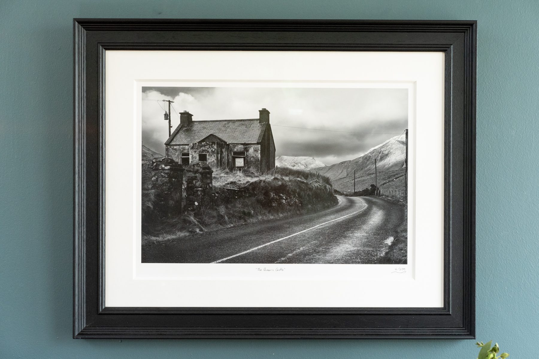 Aled Owen Thomas beautiful black and white fine art photography old building connemara Ireland wild atlantic way Kilbaha Gallery