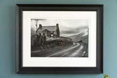 Aled Owen Thomas beautiful black and white fine art photography old building connemara Ireland wild atlantic way Kilbaha Gallery