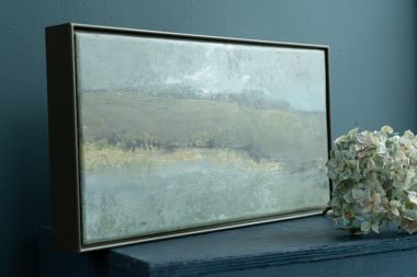 Dorothy Ledwith Kilbaha Gallery original oil paintings oil on canvas greens colour palette Ireland Irish art Original Contemporary Irish Art Ireland beautiful landscapes country fields trees waterways Kilbaha Gallery Interior Design