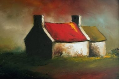 Padraig McCaul for Kilbaha Gallery Irish art and Interiors Ireland West Coast of Ireland Wild Atlantic Way WAW cottages landscape oil painting Interiors