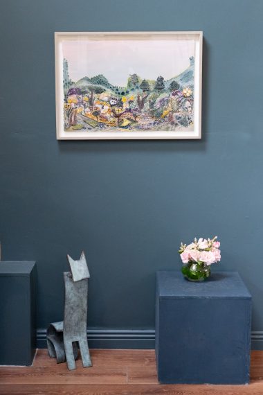 Carmel T Madigan Original Irish art mixed media large scale painting meadows wildflowers mountains seascapes heather Ireland West of Ireland Wild Atlantic Way Irish art contemporary artist beautiful homes Modern Decor