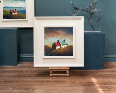 Padraig McCaul Original Irish Art Oil Painting Ireland Kilbaha Gallery West of Ireland cottages Irish cottage landscape painting Irish art and Interiors Ireland Wild Atlantic Way