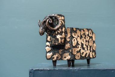 Bronze Ram Sculpture Seamus Connolly Original Irish Art Kilbaha Gallery Bronze Foundry animal art sculpture beautiful interiors Ireland