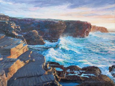 Kilkee Cliffs Sunset