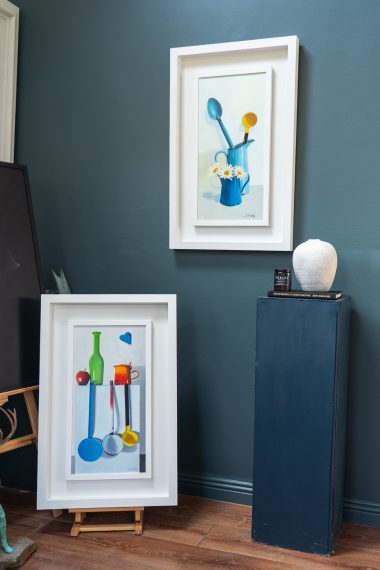 Diana Marshall contemporary artist fine art beautiful detail still life studies kitchen utensils Ireland Irish art Interiors Modern Homes contemporary decor Kilbaha Gallery