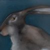 Heidi Wickham acrylics original Irish art striking colours beautiful art original painting contemporary artist vivid interiors kilbaha gallery hare animal art