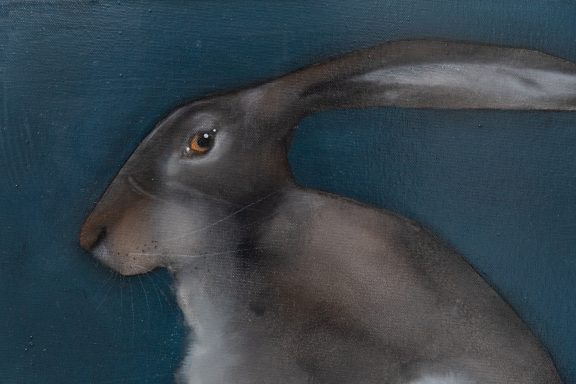 Heidi Wickham acrylics original Irish art striking colours beautiful art original painting contemporary artist vivid interiors kilbaha gallery hare animal art