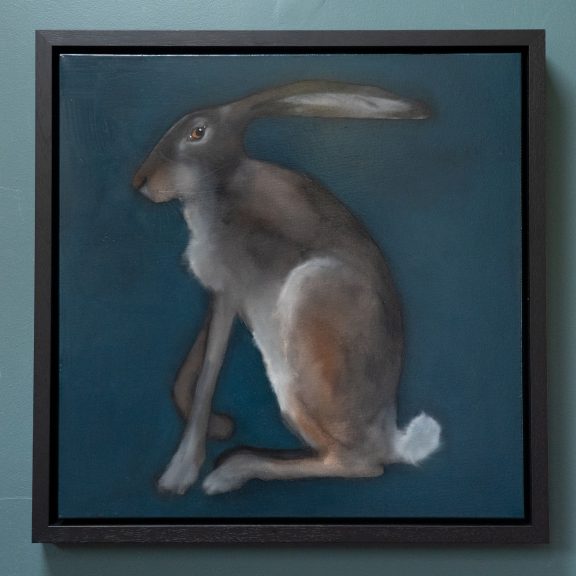Heidi Wickham acrylics original Irish art striking colours beautiful art original painting contemporary artist vivid interiors kilbaha gallery hare animal art