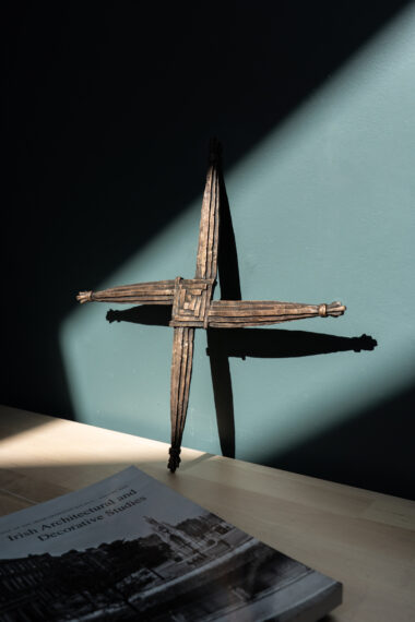 St Brigid's Day Cross II in Bronze