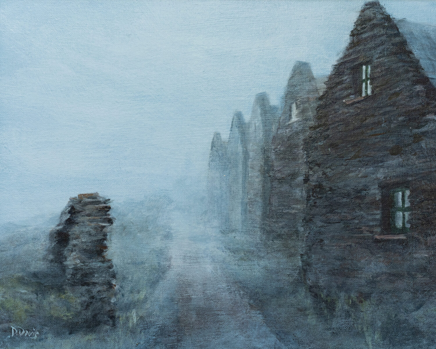 Delaney Davis beautiful painting oil painting Irish interiors beautiful sunset painting Kilbaha Gallery Ireland