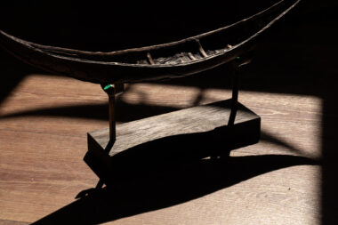 Clodagh Redden Bronze sculpture soul boat beautiful old Ireland contemporary art contemporary take on traditional Irish currach West of Ireland Kilbaha Gallery
