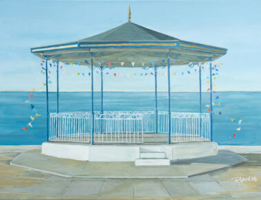 Ruth Wood Bandstand Kilkee Kilbaha Gallery original Irish art beautiful contemporary artworks original art Ireland West of Ireland Interiors landscape seascapes Irish