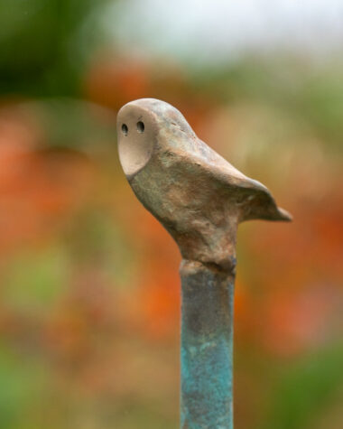 Miniature Bronze Owl Tan II