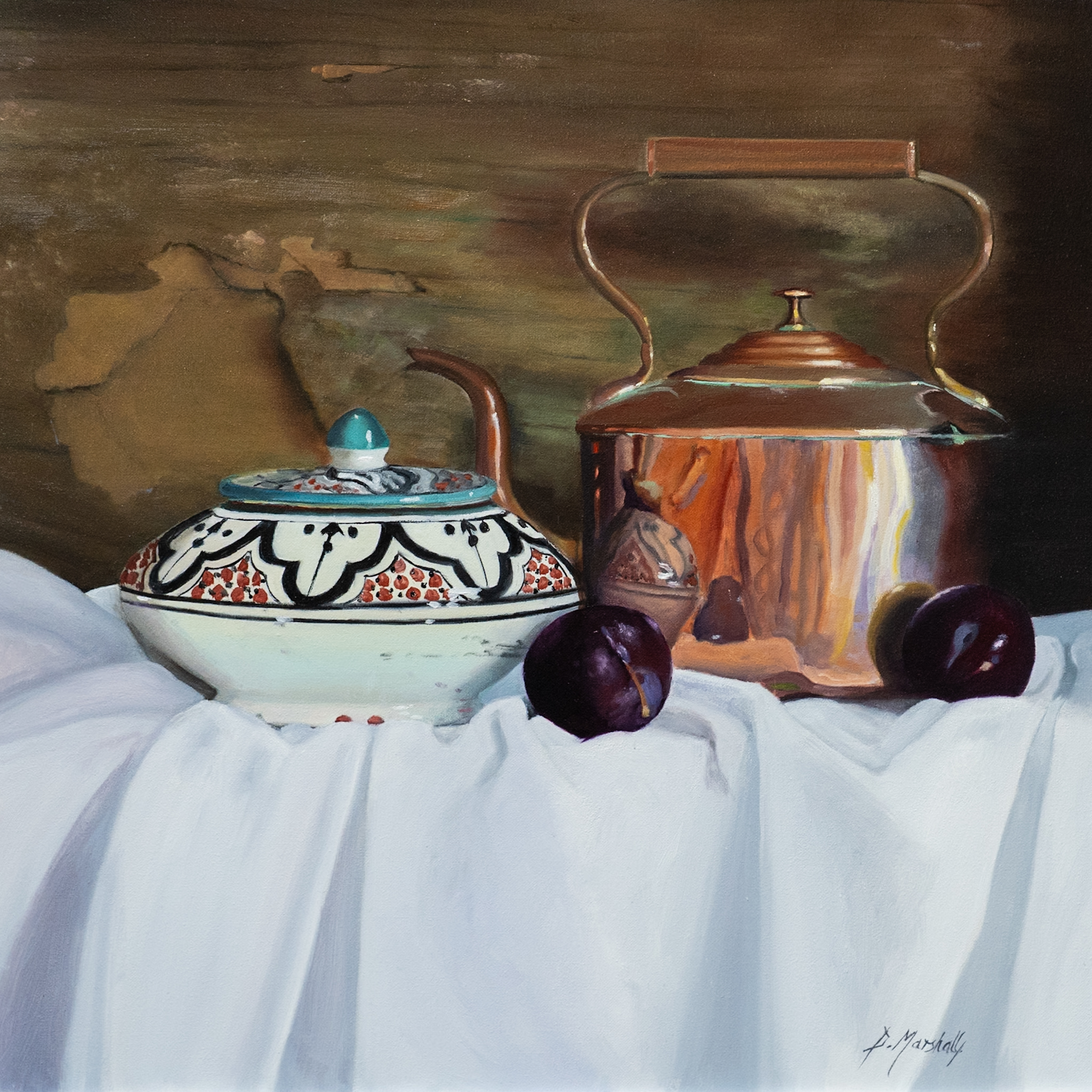 Diana Marshall Original Irish Art Oil Panting Still Life Painting Kilbaha Gallery Fine Art