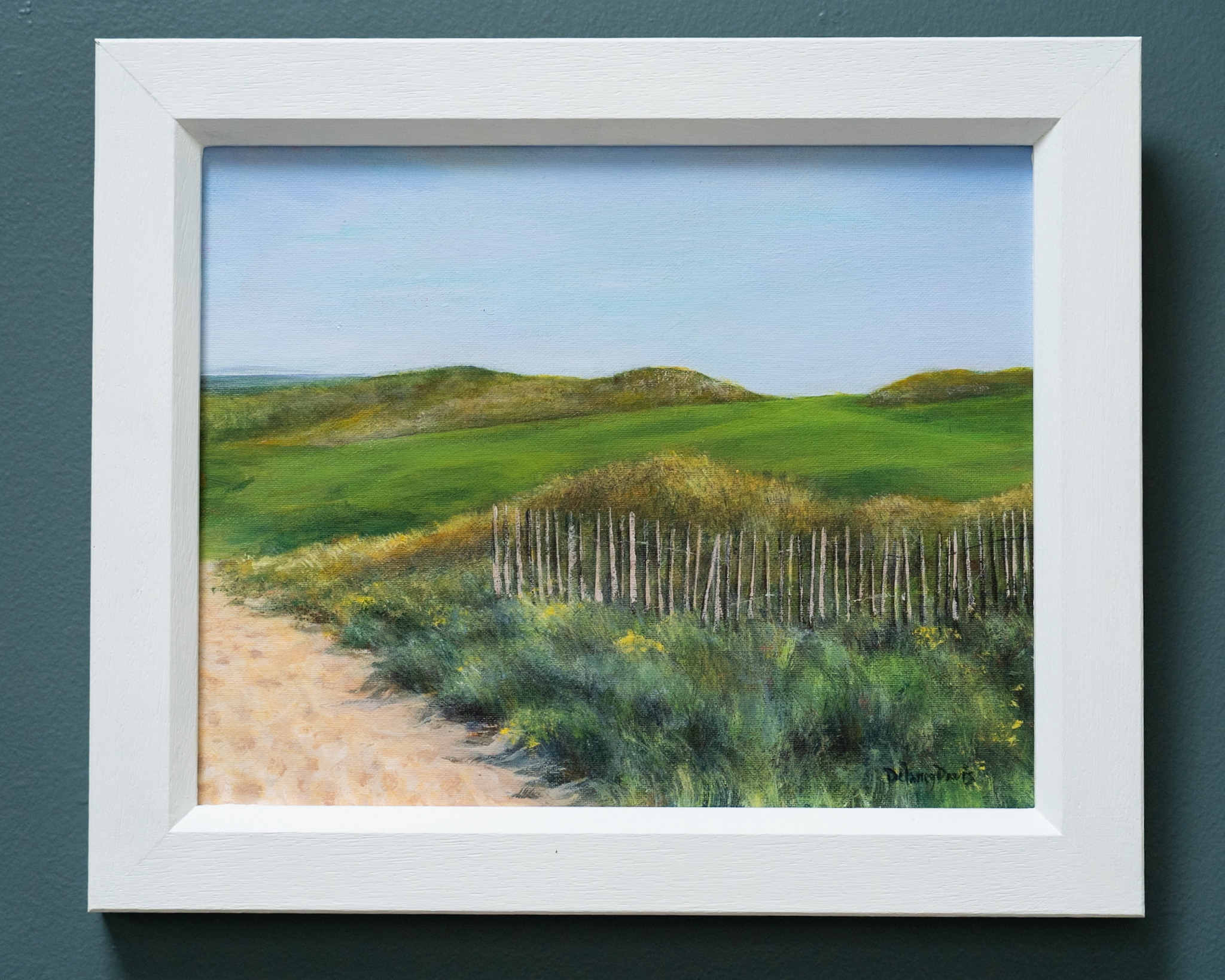Delaney Davis Kilbaha Gallery acrylics painting irish art beautiful painting Doonbeg