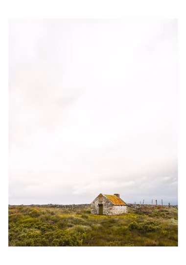 Mounted Print The Hut